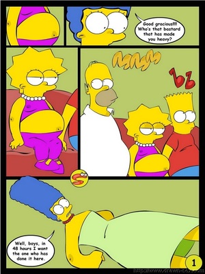 Porn Comics - Wit Simpsons- Drawn Sex Adult Comics