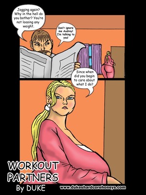 Porn Comics - Workout Partners- Duke Honey Interracial Comics