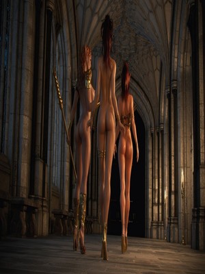 X3Z- Ruby, Lorelei, Syndory and Lara 03 3D Porn Comics comics