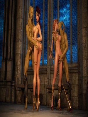 X3Z- Ruby, Lorelei, Syndory and Lara 05 3D Porn Comics comics