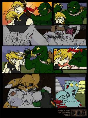 [Yawg] The Legend Of Jenny And Renamon 3 27 Furry Comics comics