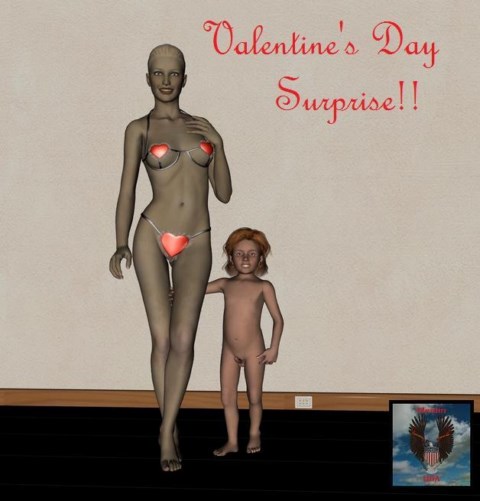 3D- VALENTINE’S DAY SURPRISE  ( Comics) 001