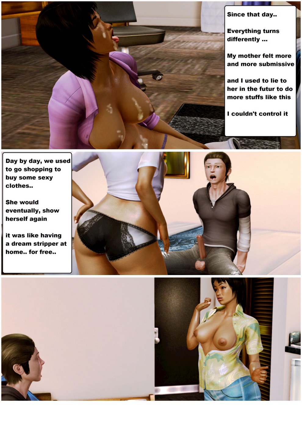 Adopted child’s love for his mother 3D Porn Comics 015