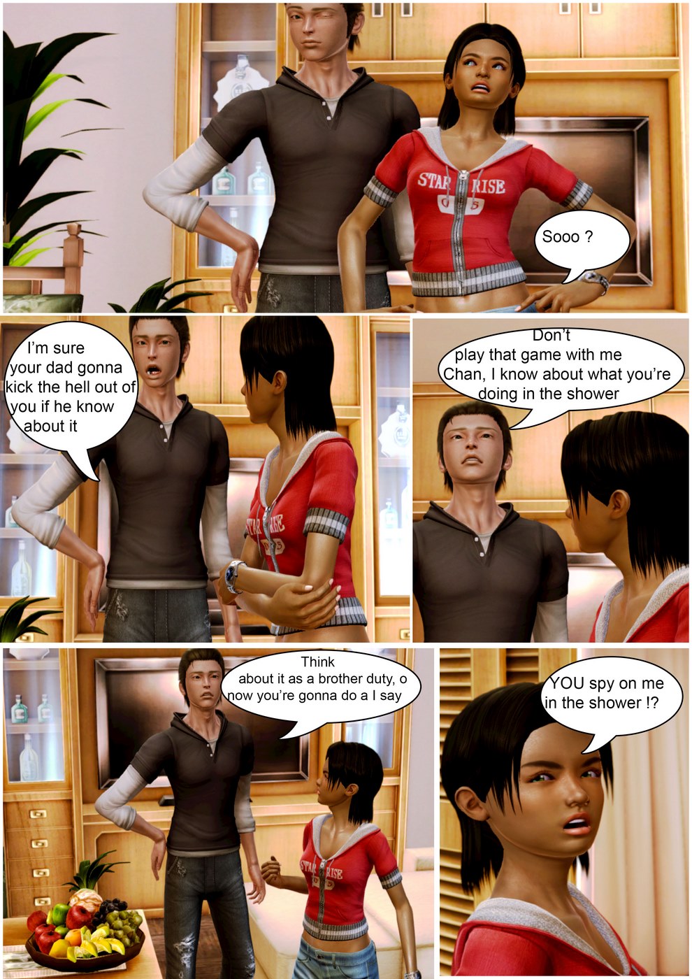 Adopted child’s love for his sister- Wolfyperv 3D Porn Comics 017