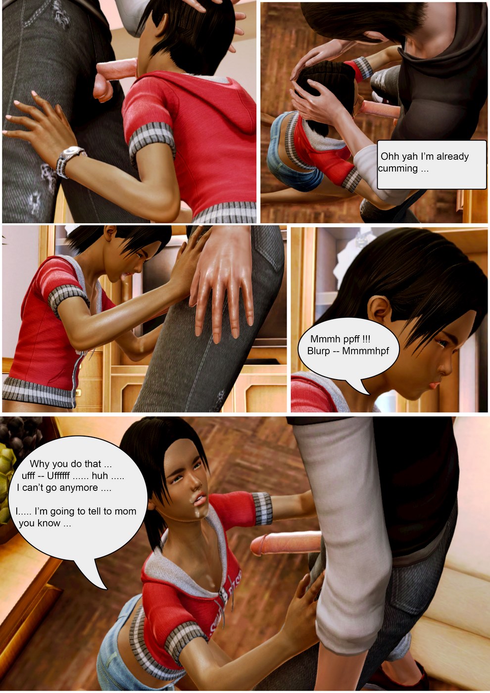 Adopted child’s love for his sister- Wolfyperv 3D Porn Comics 020