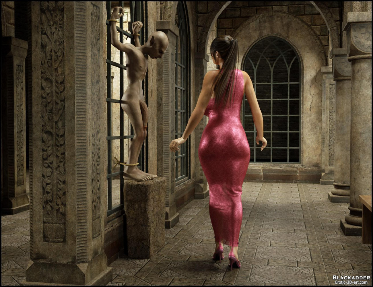 After Party – Blackadder 3D Porn Comics 004
