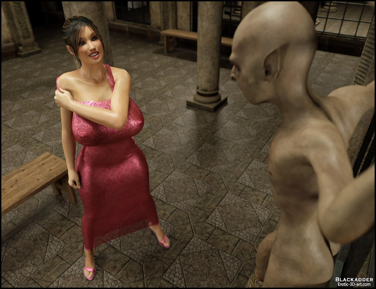 After Party – Blackadder 3D Porn Comics 006