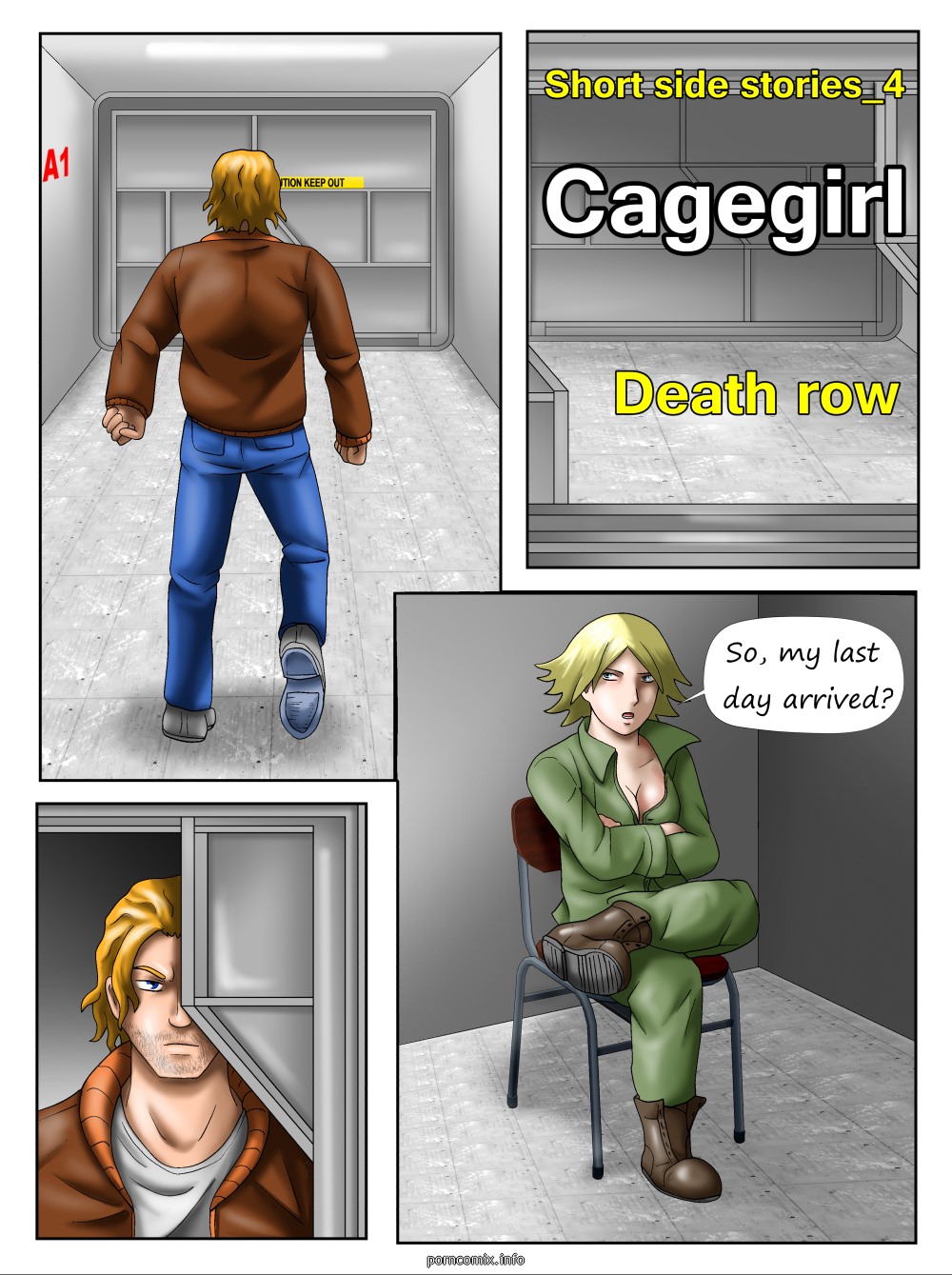Aftermath – Cagegirl 4-5 Adult Comics 001