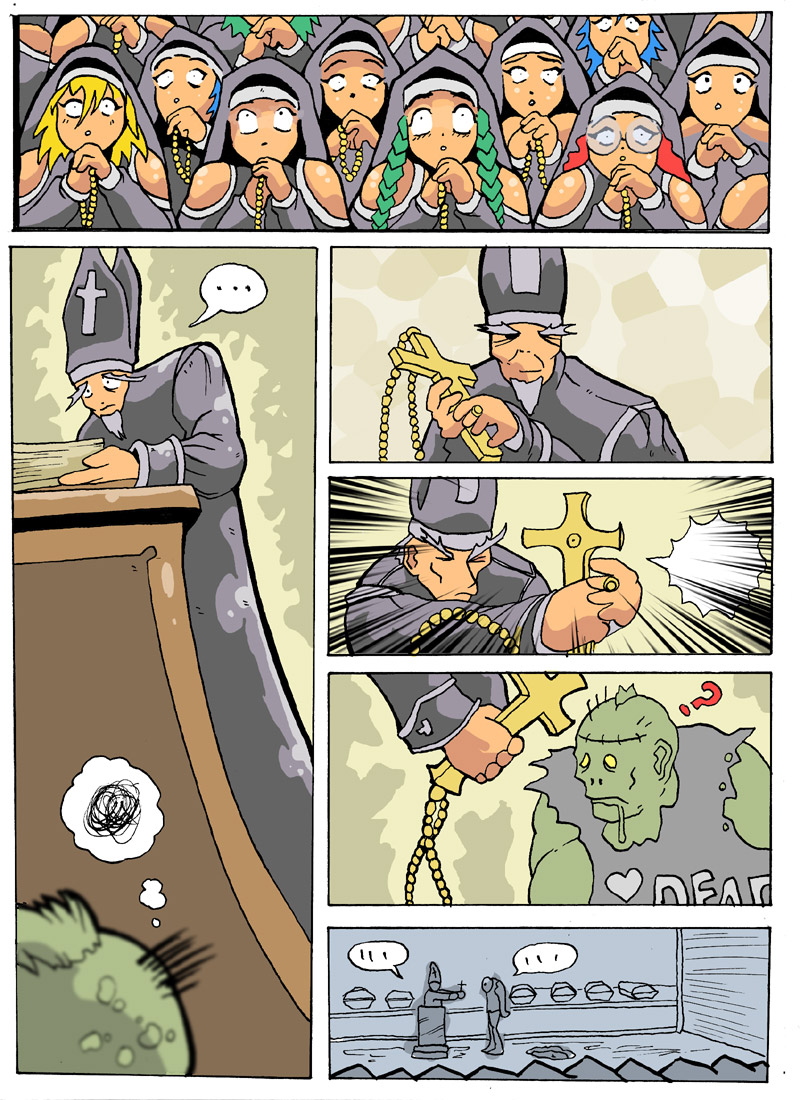 Akabur – Zombie attack! Porncomics 004