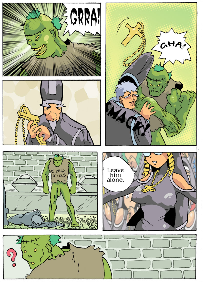 Akabur – Zombie attack! Porncomics 005