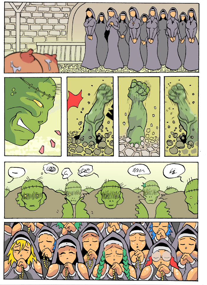 Akabur – Zombie attack! Porncomics 015