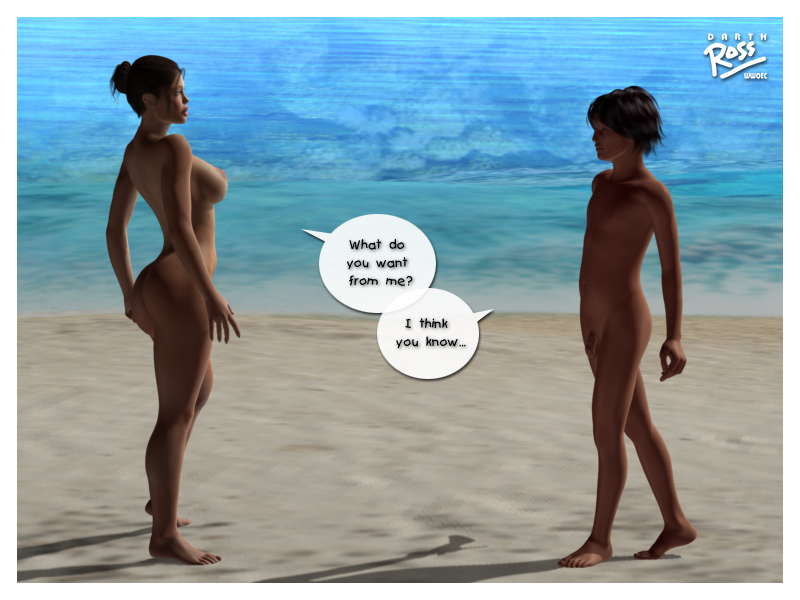Angelina Jolie- Angel’s Shore 3D Porn Comics 003