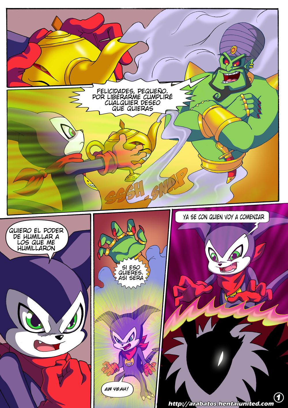 Arabatos – Digimon  (Furry Comics) 001