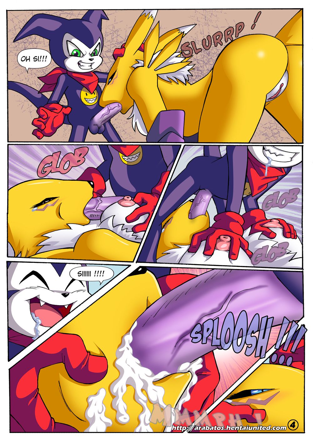 Arabatos – Digimon  (Furry Comics) 004