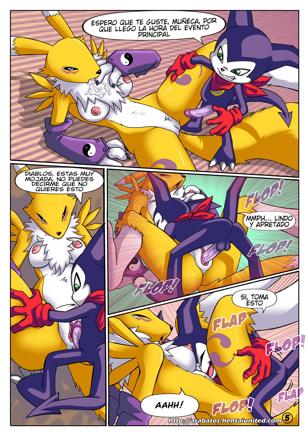 Arabatos – Digimon  (Furry Comics) 005