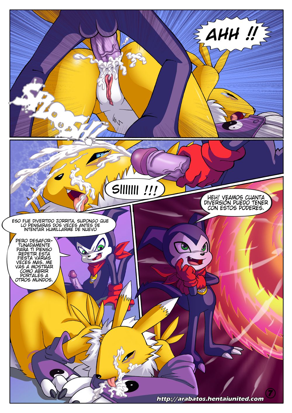Arabatos – Digimon  (Furry Comics) 007
