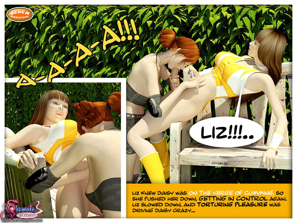 Bench Adventure – Shemale 3D Futanari 3D Porn Comics 015