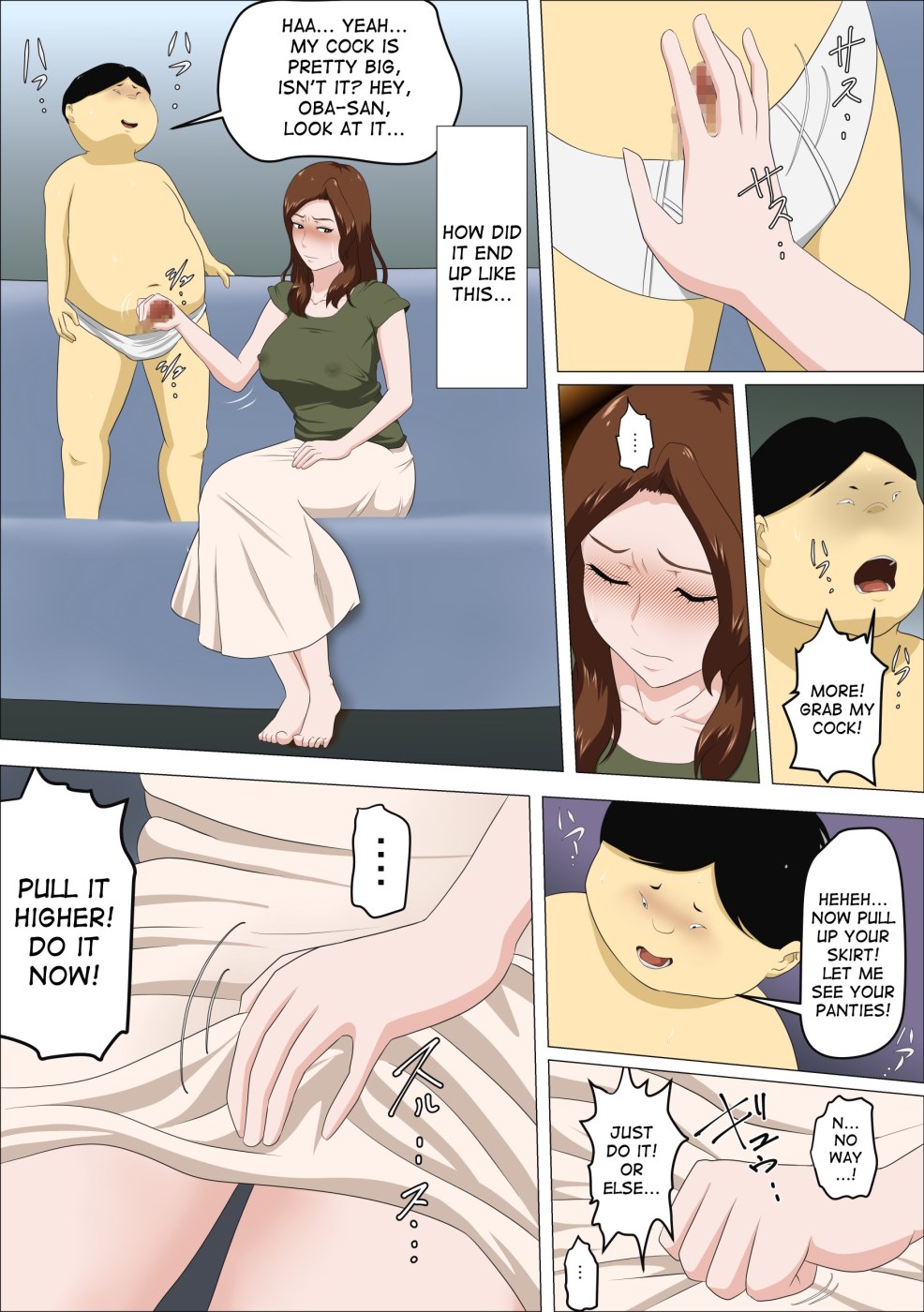 Boss’s Son Was Suck My Tits Hentai Manga 018