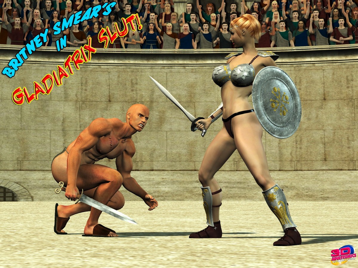 Britney Smear’s in Gladiatrix Slut 3D Porn Comics 001