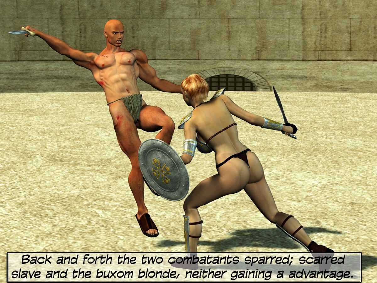 Britney Smear’s in Gladiatrix Slut 3D Porn Comics 003