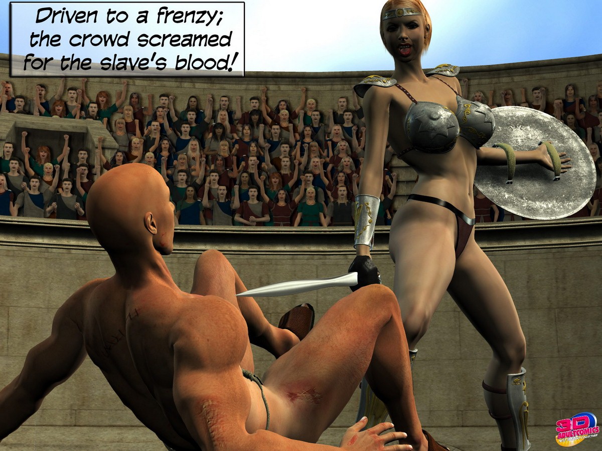 Britney Smear’s in Gladiatrix Slut 3D Porn Comics 005