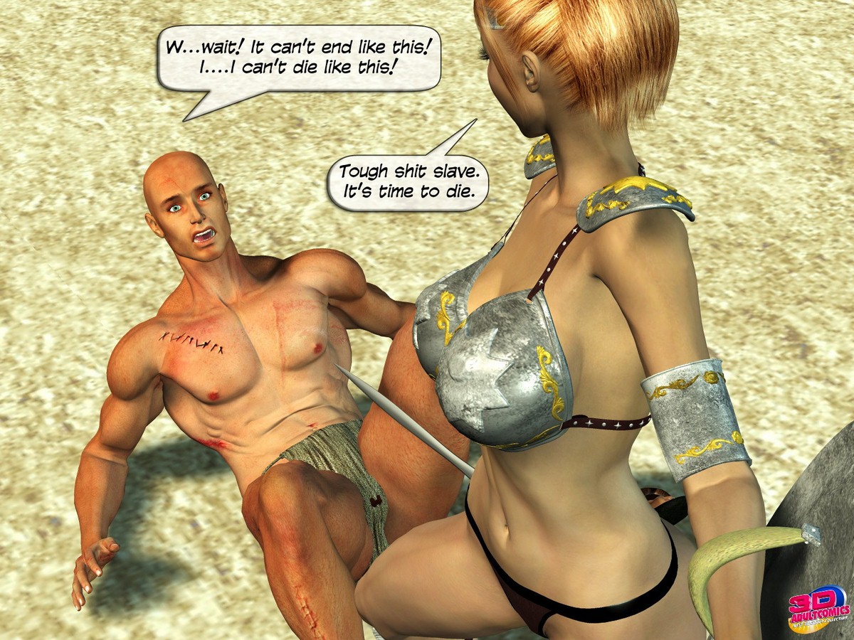 Britney Smear’s in Gladiatrix Slut 3D Porn Comics 006