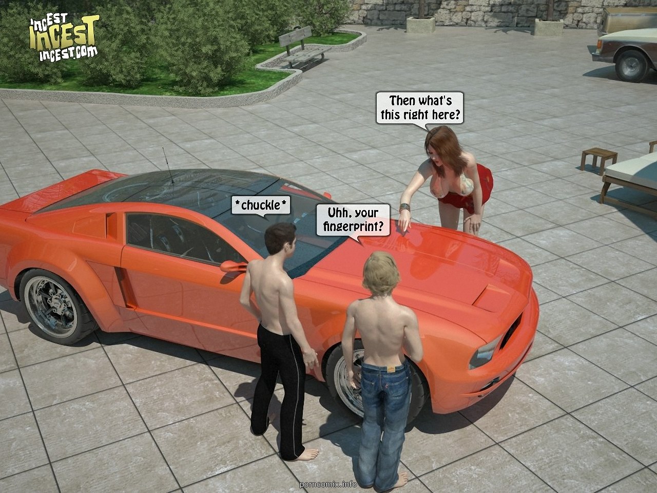 Brother + Sisterus Car 3D Porn Comics 003