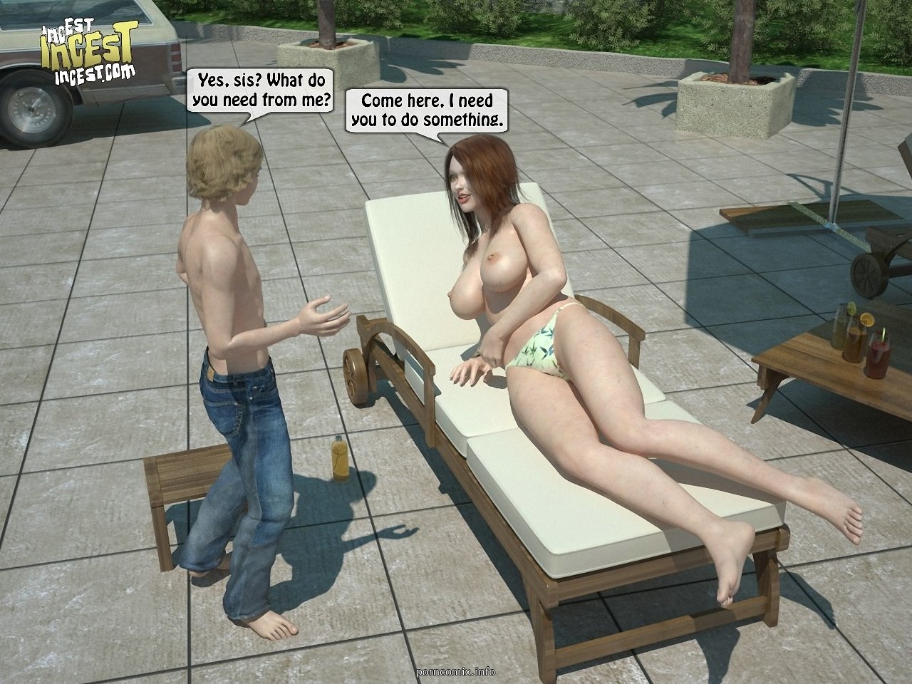 Brother + Sisterus Car 3D Porn Comics 007