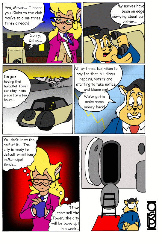 Callie’s Hard Sell (SWAT Kats) Furry Comics 002