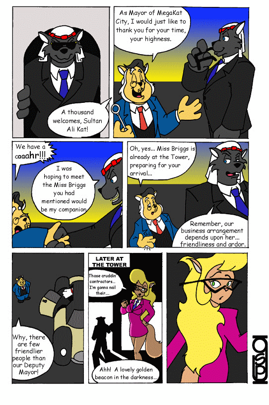Callie’s Hard Sell (SWAT Kats) Furry Comics 003
