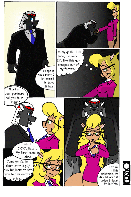 Callie’s Hard Sell (SWAT Kats) Furry Comics 004