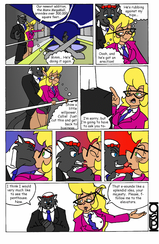 Callie’s Hard Sell (SWAT Kats) Furry Comics 006