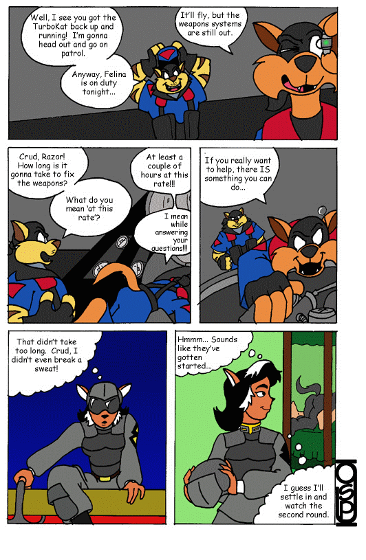 Callie’s Hard Sell (SWAT Kats) Furry Comics 016