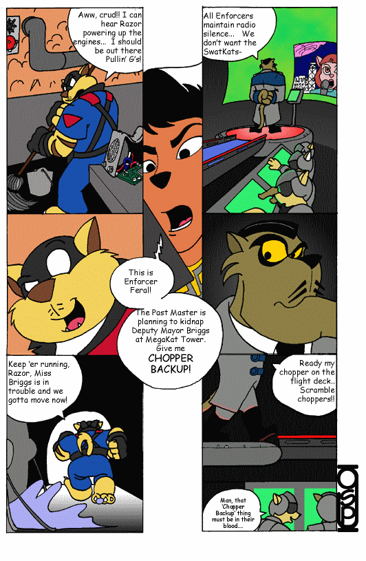 Callie’s Hard Sell (SWAT Kats) Furry Comics 020