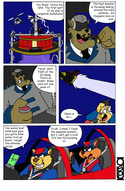 Callie’s Hard Sell (SWAT Kats) Furry Comics 022