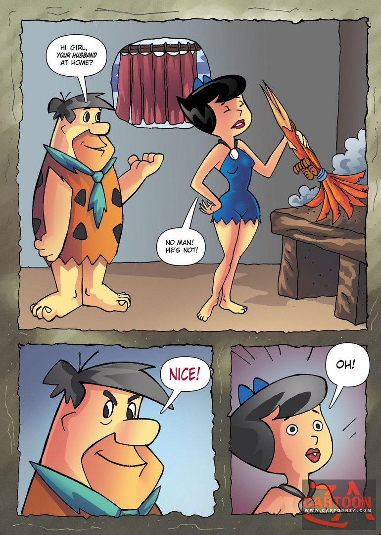 Cartoonza – The Flintstones 2 Adult Comics 001