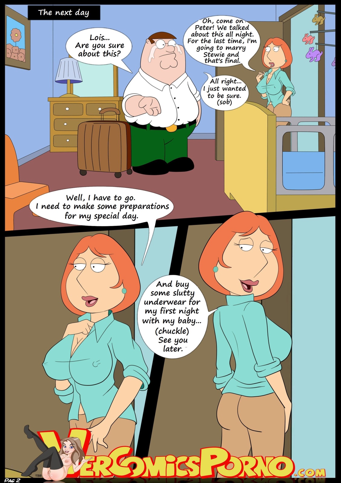 Croc-Baby’s Play 6 The Wedding- Family Guy  Comics 003