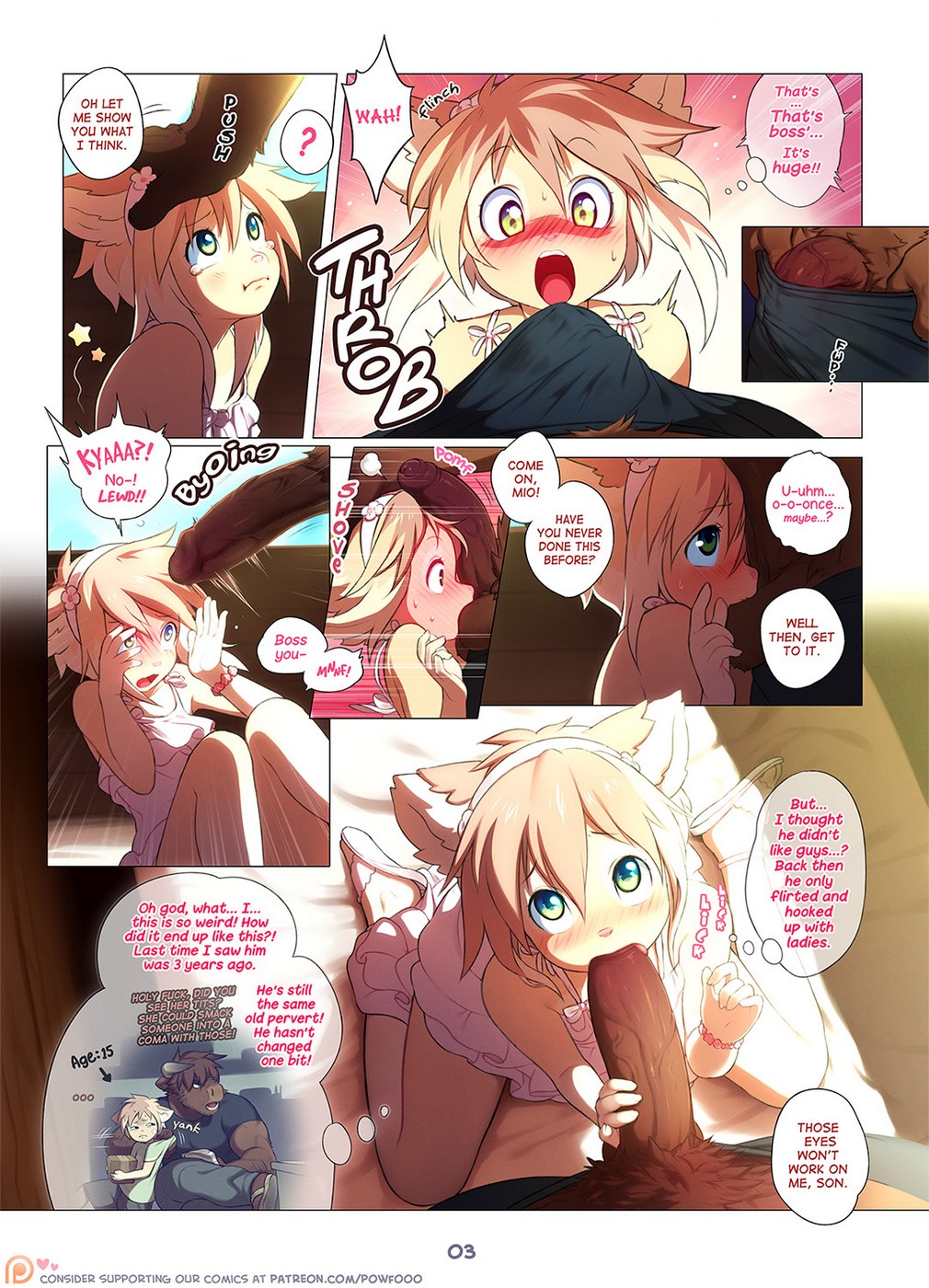 Cross Busted – Powfooo Adult Comics, Furry Comics 003