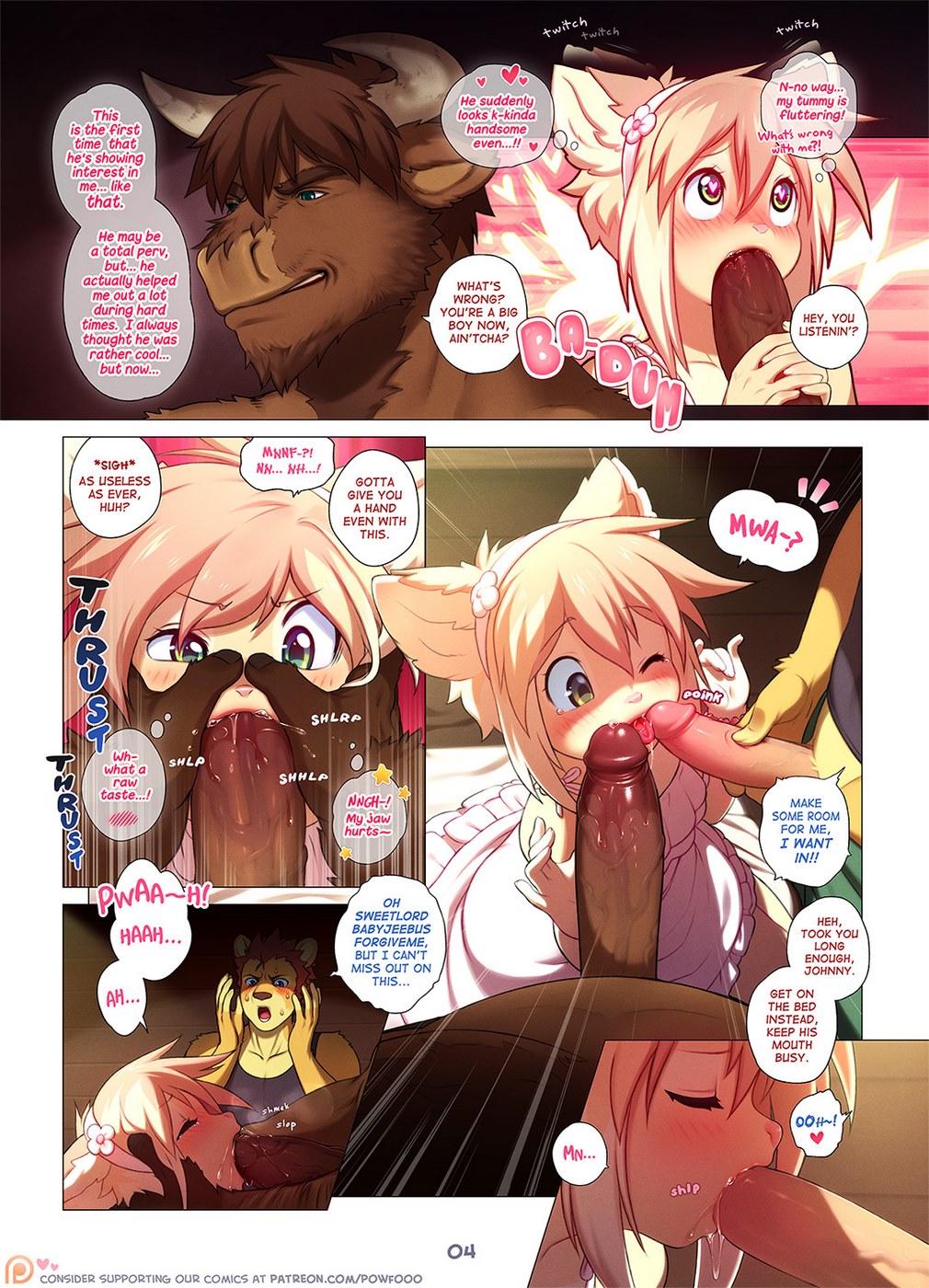Cross Busted – Powfooo Adult Comics, Furry Comics 004