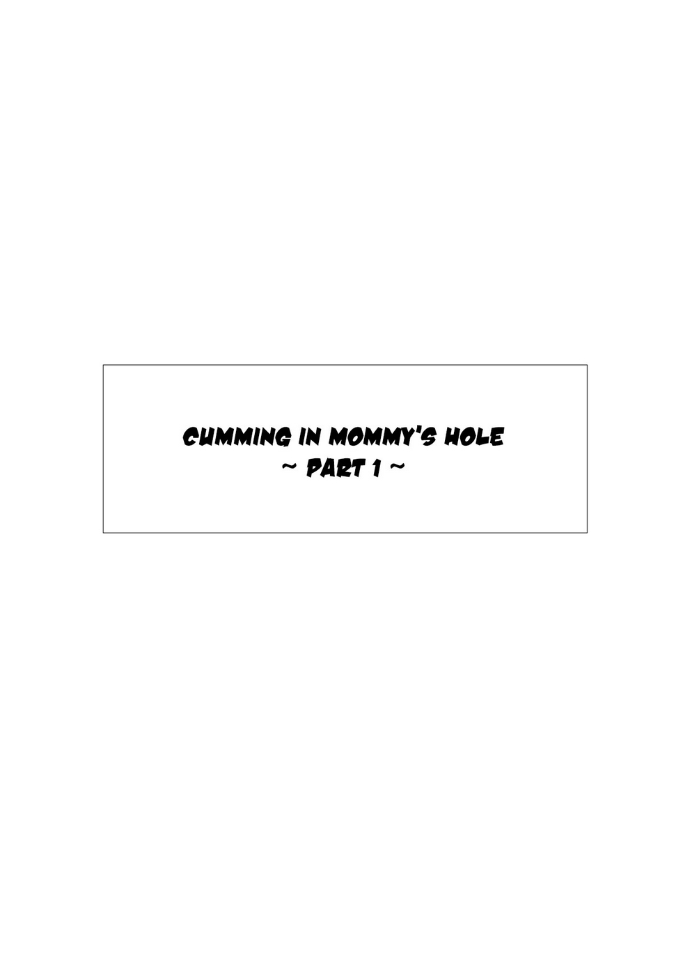 Cumming Inside Mommy’s Hole- Kuroneko Smith Hentai-Manga 004