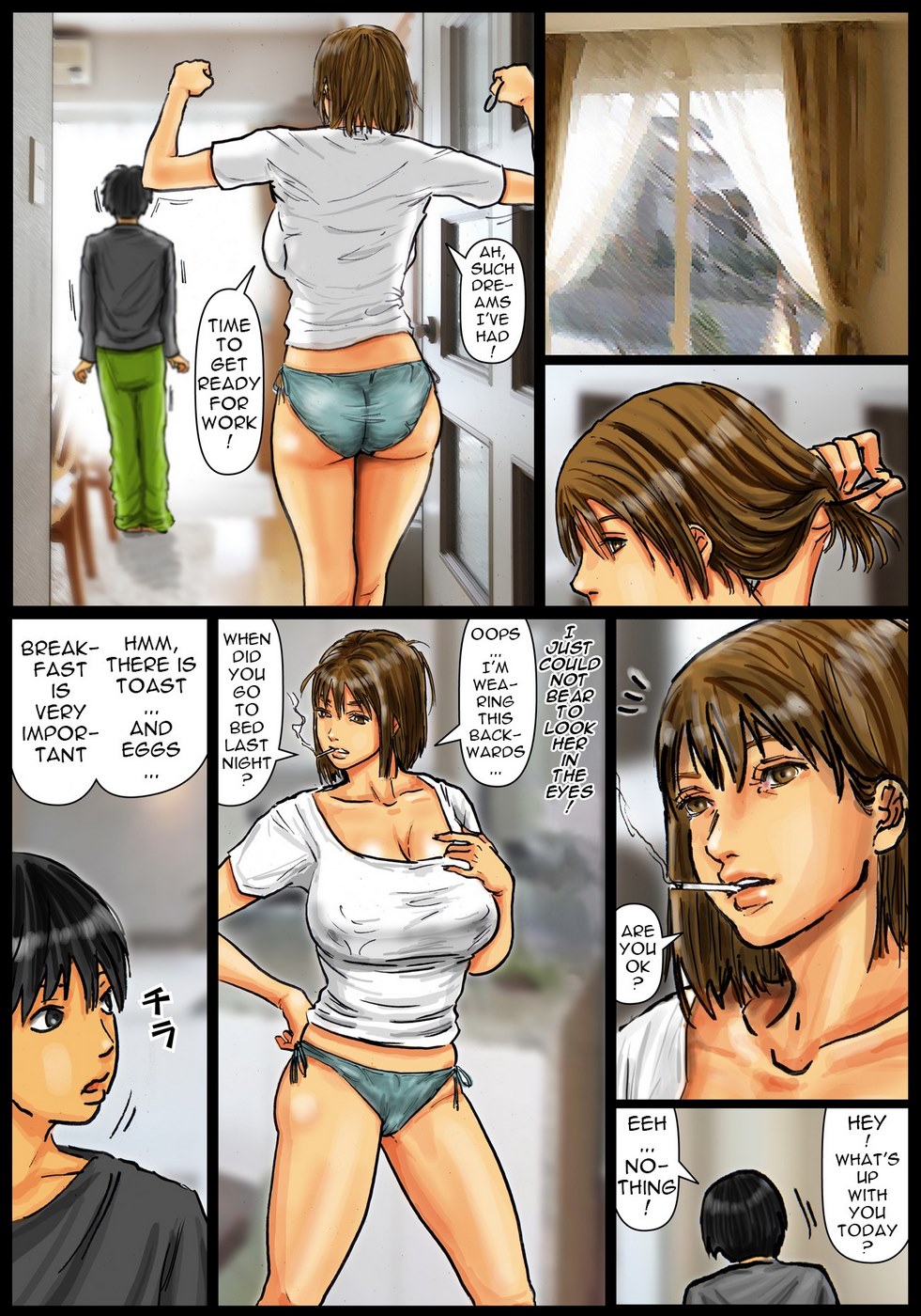 Cumming Inside Mommy’s Hole- Kuroneko Smith Hentai-Manga 087