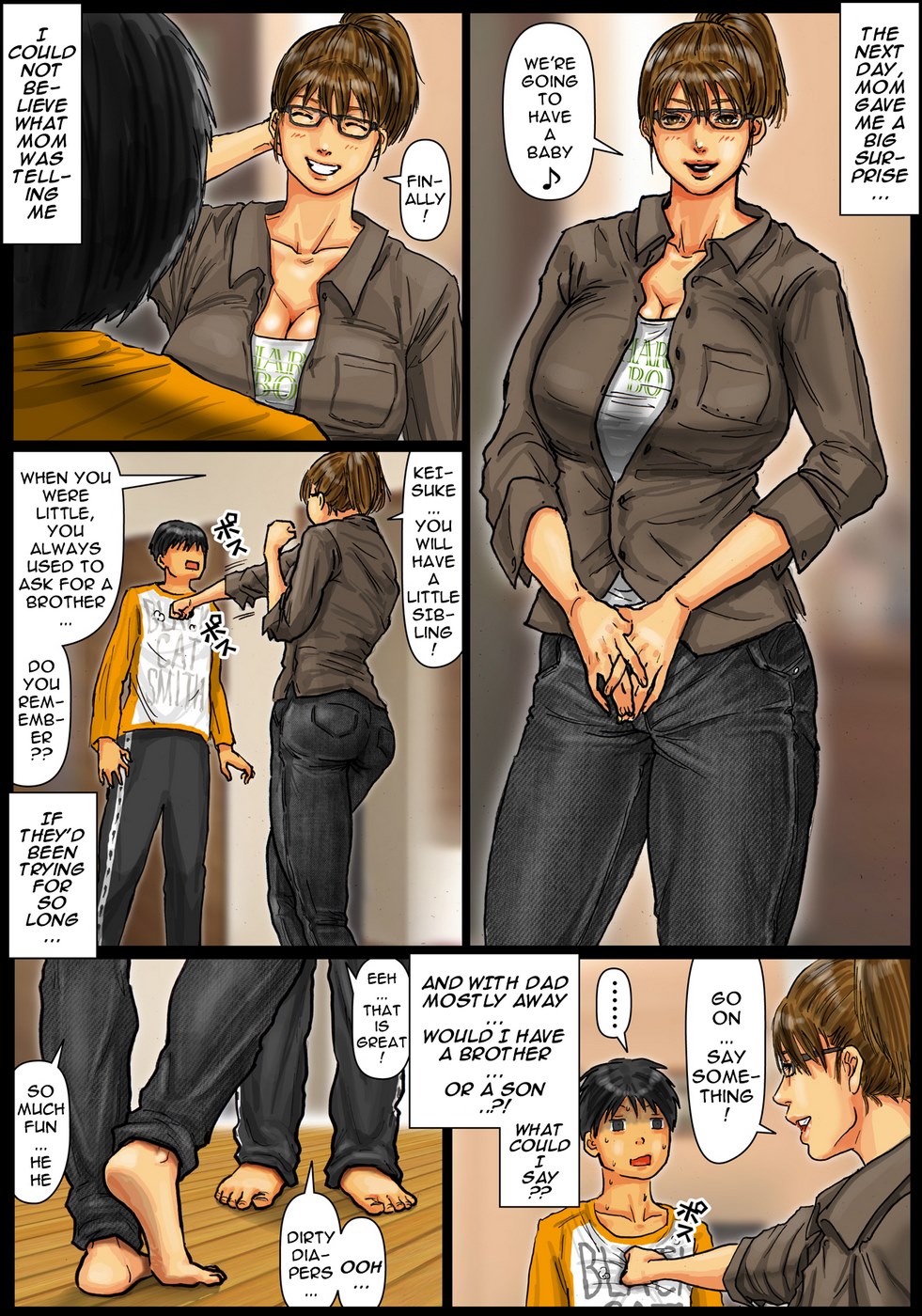 Cumming Inside Mommy’s Hole Vol. 2- Hentai Hentai-Manga 073