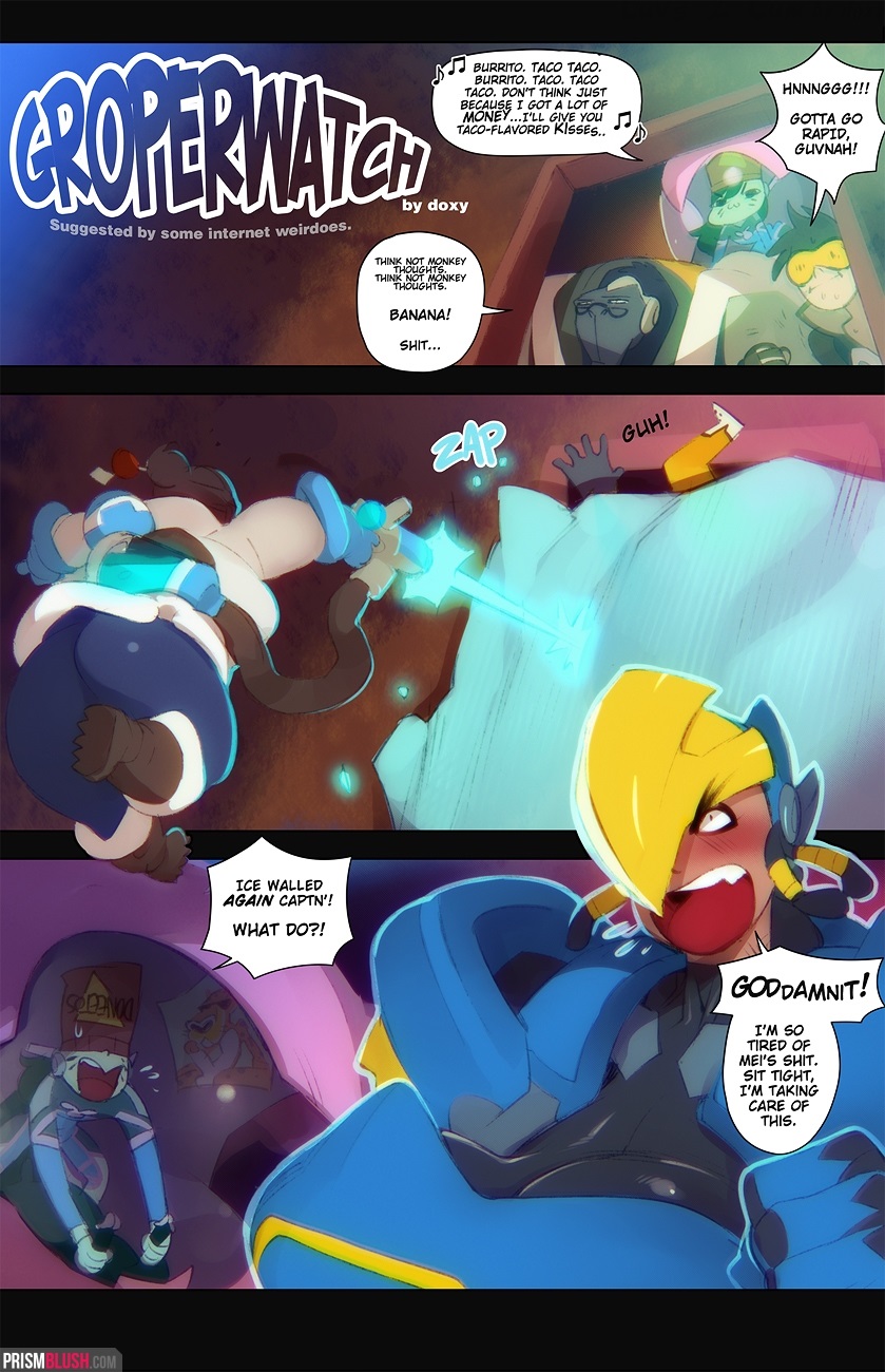 Doxy – Groperwatch (Overwatch) Adult Comics 001