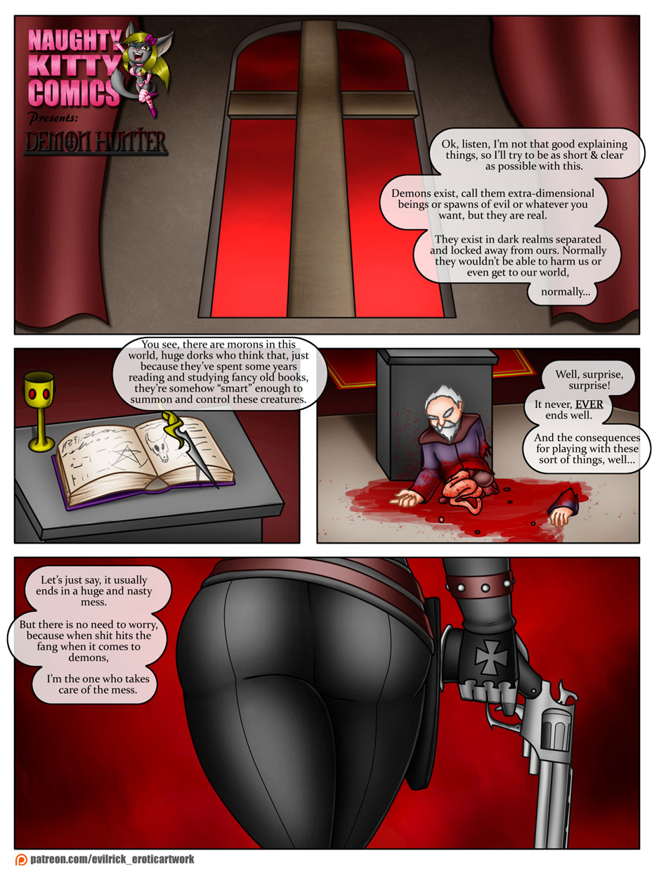 [Evil-Rick] – Demon Hunter Adult Comics 002