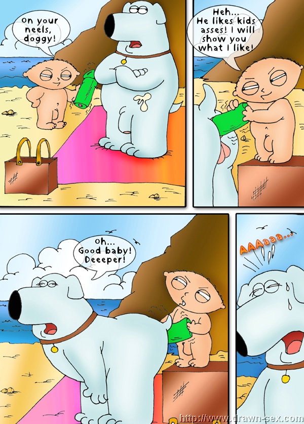 Family Guy – Beach Play,Drawn Sex Adult Comics 008