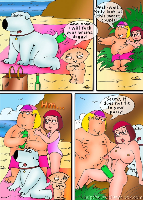 Family Guy – Beach Play,Drawn Sex Adult Comics 009