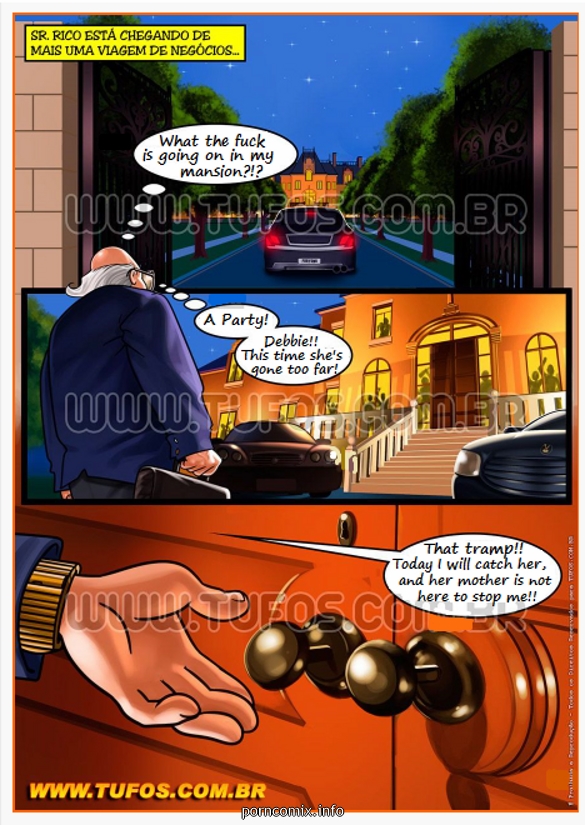Family Riqueza 2 – Party at the Mansion  Comics 002