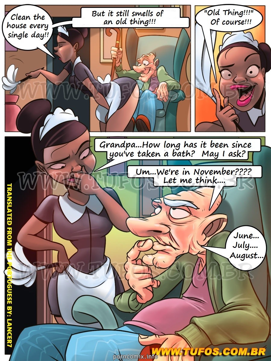 Family Sacana 7 – Giving Grandpa a Bath  Comics 002