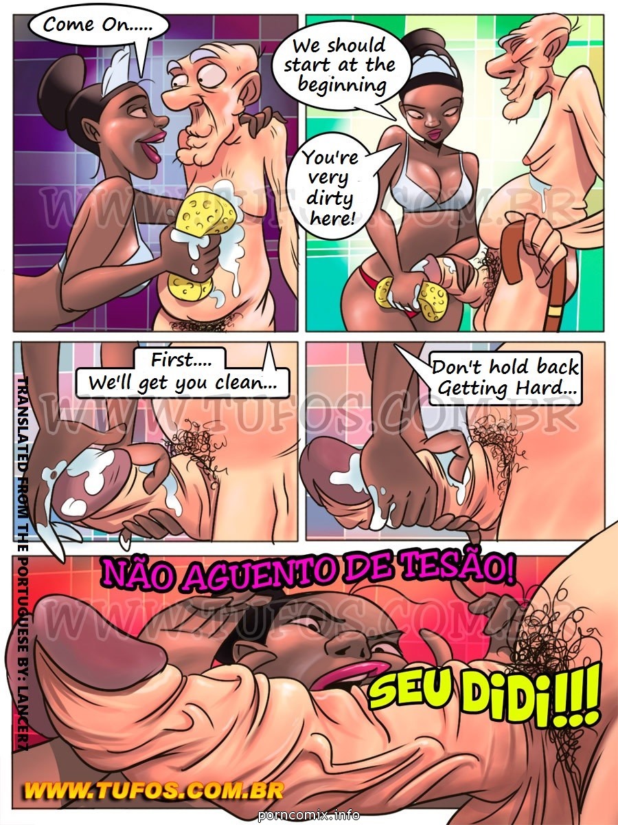 Family Sacana 7 – Giving Grandpa a Bath  Comics 007