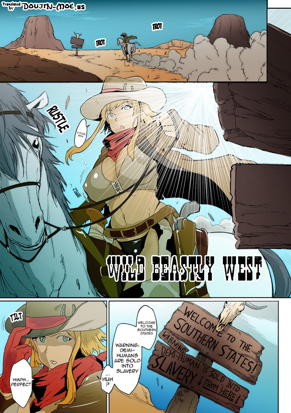 Fan no Hitori – Wild Beastly West Porncomics 001